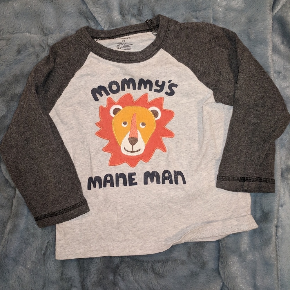 Gymboree "Mommy's Mane Man" long sleeve tee 2T
